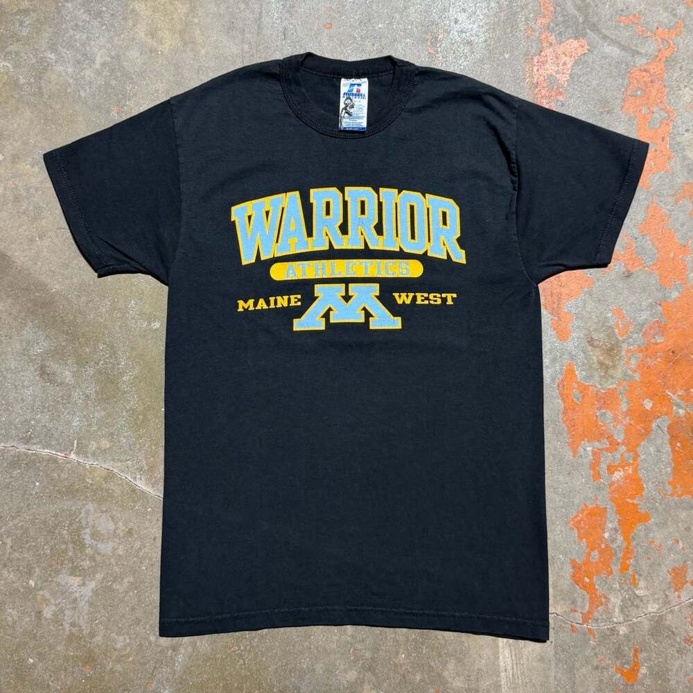 Russell Athletic Maine West Warriors Athletic T-Shirt Black
